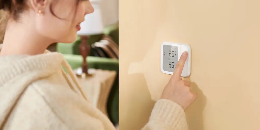 aqara floor heating thermostat termostat pro podlahové topení foto použití evtech_cz